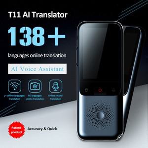 T11 휴대용 오디오 번역기 138  스마트 오프라인 실시간 음AI 사진