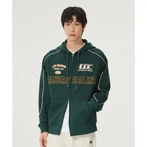 LEE 캔자스 레이싱 후드 집업 다크파인 LE2403HZ03DP 150759