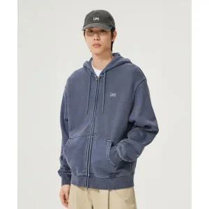LEE 피그먼트 다잉 후드 집업 클래식 블루 LE2403HZ10CB 150777