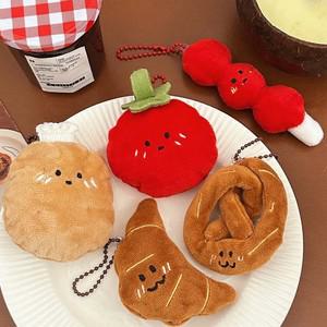 군것질 인형 탕후루 감자 프레즐 토마토 소라빵 가방고리 토마토 프레즐 열쇠고리 소라빵 인형