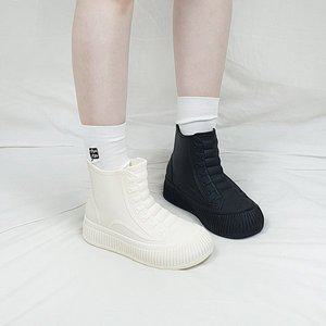 [디아]마켈 스니커즈 스타일 여름장화 앵클 숏 레인부츠 3cm