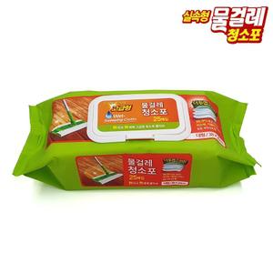(대형)(25매입)(12팩) 물걸레 청소포/가정/실내/주방/거실/가전/냉장고/청소/세정수/밀대형/자동차/내부