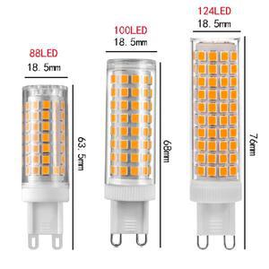 5개 G9 led 전구 8W 10W 램프 SMD2835 LED 옥수수 빛 교체 할로겐