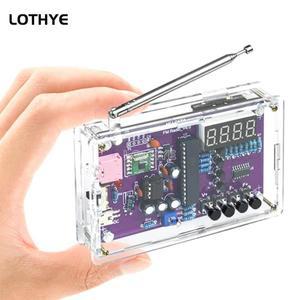 FM 라디오 제작 키트 회로 보드 DIY 전자 이중 공급 장치 학교 훈련 RDA5807S 5V 87-108MHz