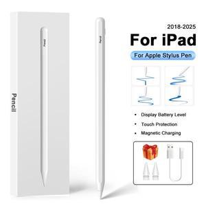 Apple Pencil For iPad A16 2025 Pro 12.9 Air 13 11 M3 M4 스타일러스 펜 10세대 10.9 4 5 Mini 6 7 8th 1