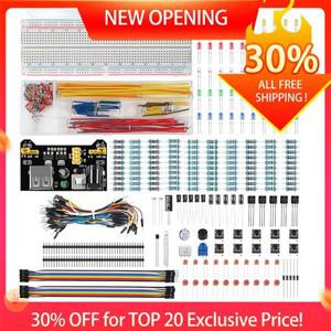 830 브레드보드 키트 점퍼 와이어 듀폰 케이블 부품 (박스 포함) mb-102 led 풀세트 (아두이노 우노  라즈