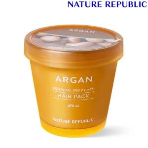 네이처리퍼블릭 아르간 에센셜 딥 케어 헤어팩 (대용량) 470ml (손상모케어)