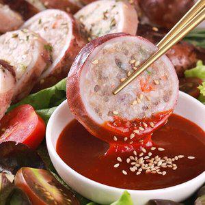 Fresh 속초 전통 순대 수제 오징어순대 트레이포장 500g