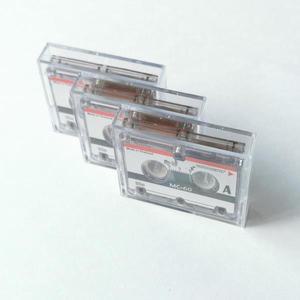 3PCS 마이크로 테이프 인터뷰 테이프 60 분 3MC60B MC60 MC60 마이크로 카세트 블랭크 카세트 테이프 기계