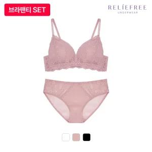 [릴리프리][세트] 올인원 노와이어 레이스 노와이어