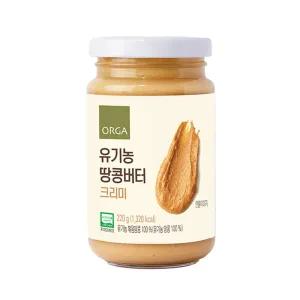 [롯데백화점]올가홀푸드 [ORGA]유기농 땅콩버터 크리미(220g)