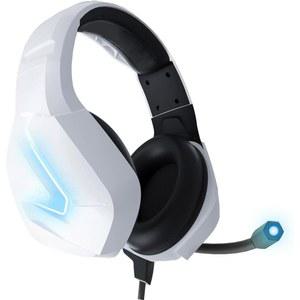 PC 및 게임 콘솔용 Orzly 게이밍 헤드셋(흰색) PS5, PS4, Xbox Series X | S, ONE, 닌텐도 스위치 구글 스타디아 스테레오 사운드(노이즈 캔슬링 마이크 포함) - 호넷 RXH-20 시베리아 에디션
