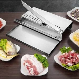 냉동 고기 절단기 작두 고기 작두 육절기 샤브샤브 골절기