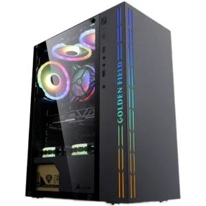 투명 본체 케이스 게이밍 기본 냉봉 컴퓨터 측면 데스크탑 PC