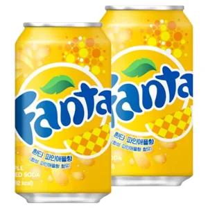 환타 파인 355ml x 24캔/음료/뚱캔/음료수/켄음료/캔음료/탄산/시원한/단체/캔탄산/가정/뚱뚱한/맛있는