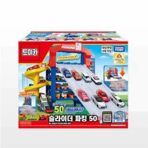 토미카 루프 슬라이드 레일 5층 주차타워 키즈 선물