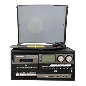 올인원 전축 SD카드 턴테이블 LP USB 오디오 라디오 CD 카세트 블루투스