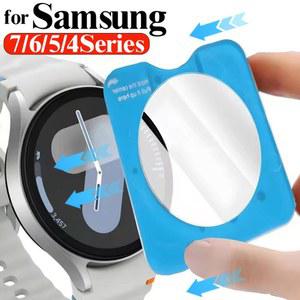 삼성 갤럭시 워치 7 6 5 4 클래식 40/44mm 7울트라 부착 보호 강화유리 47mm 1-5팩 간편 스크린