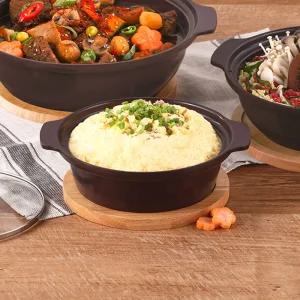 키친플라워 다담 세라믹 인덕션 계란찜 미니 뚝배기 냄비 16cm 