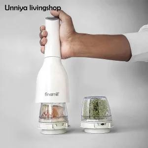 파이나밀 그라인더 2세대 깨팟)+트레이 본체+팟3P(플러스팟 후추팟 USB충전 8종색상