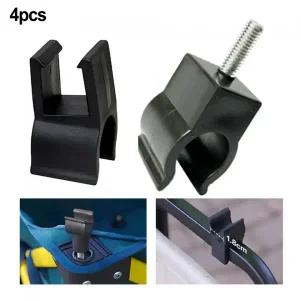4PCS 43x2350x23mm 파이프 클램프 고정 튜브 캠핑 왜건 카트 테이블 보드 버클 부착 트롤리 데스크탑 고강