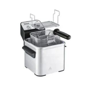 2.5L 컴팩트 가정용 미니 튀김기 추천 2중거름망+스테인리스용기+분리세척+예열표시 전기튀김기 이사 선물