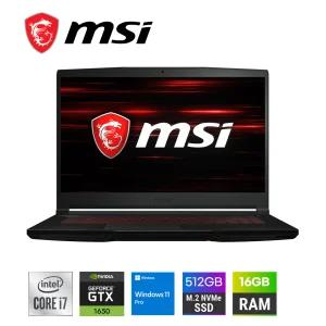 MSI GF63 Thin 10SCXR 10세대 I7-10750H 램16GB NVME 512GB GTX1650 4GB 15.6 윈11 중고노트북