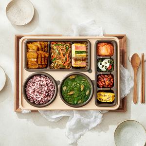 본도시락 [건강한상] 약선 삼겹보쌈 궁중잡채 한상