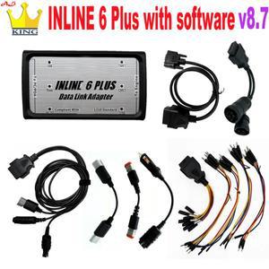 COMMIN 어댑터용 INLINE 6 PLUS 데이터 링크 헤비 듀티 v8.7 인사이트 인라인 OBD2 케이블 스캐너 j1939 j1