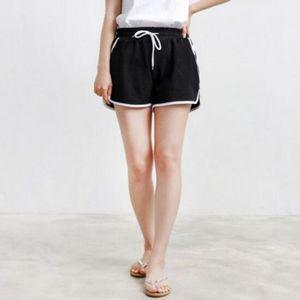 3부 밴딩 디자인 반바지 KA2 스판 옆줄 핫팬츠 여름반