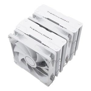 써멀라이트 피어리스 어쌔신 120 CPU 에어 쿨러, 히트 파이프 6개, 듀얼 120mm TL-C12W PWM 팬, 알루미늄 방열판 커버, AGHP 테크놀로지, AMD AM4용 /인텔 LGA 1150 /1151 /1200 /2066 /2011 (PA120 화이트)