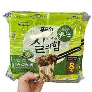 [셀러허브 식품]풀무원 와사비 나또 8개입 356g x 1개 49350