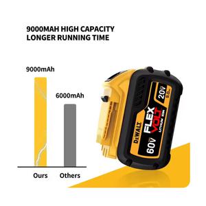취미 드론 기존 MAX Flexvolt 60V Dewalt 20V 배터리 DCB606 DCB205 DCB206 DCB209 DCB182 DCB185 전동 공