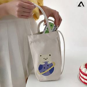드링크백 친환경 컵 홀더 가방 카페 커피 텀블러 에코백 물병가방 물병주머니 캔버스백