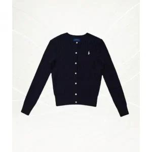 POLO 폴로랄프로렌 CHILDREN 30% 금여아 716세 미니케이블 코튼 카디건 네이비 CWPOSWEG6820064410 1136148