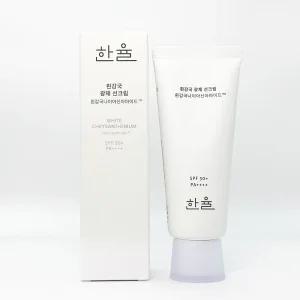 한율 흰감국 광채 선크림 70ml(SPF50+) 1개-