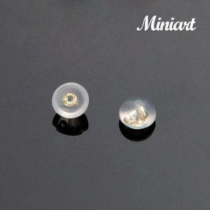14K 실리콘 귀걸이 뒷마개 (1쌍)