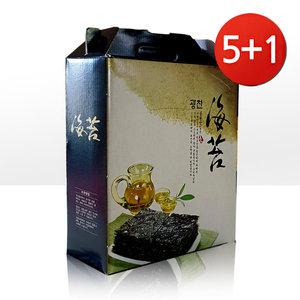 (5+1)광천김 검정C세트 설날 추석 명절 김선물세트 설선물