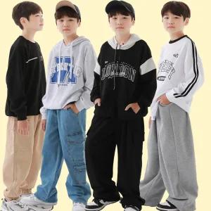 가을 주니어 옷 남아 상하복 의류 트레이닝복 오버핏 와이드핏 티셔츠 데님 카고 팬츠 초등학생 초딩