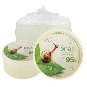 (2개)푸드어홀릭 스네일 수딩젤 300ml /달팽이뮤신 수딩겔 보습 탄력크림
