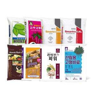 [마이플랜트]전문 농업인을 위한 비료 영양제 모음 복합 요소 유황 토양개량제 조경 꽃 퇴비