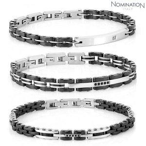 [노미네이션]팔찌 STRONG(스트롱) Mens bracelet in steel, ceramic and cz 028302 (택1)