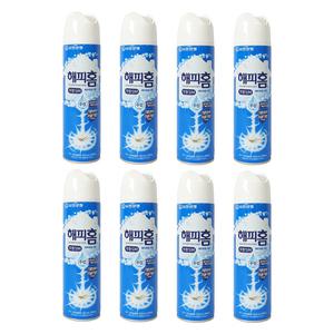 해피홈 수성 무향 에어졸 500ml x 8개 살충제 모기약