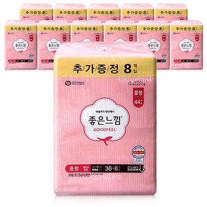 좋은느낌 오리지널 울트라슬림 날개 중형 36+8 (총44매)x12개