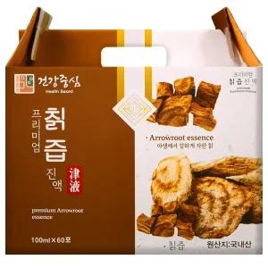 건강중심 국산 칡즙 진액 100ml 60포 첨가물 일체 無