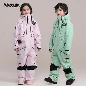 [셀러허브]RAWRWAR 키즈 보드복 세트 카고 점프슈트 방수 방풍 (S9387178)