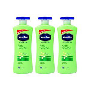 [기타]바세린 인텐시브케어 알로에수드로션(600ml)-3개 보습로션 바디로션 알로에로션