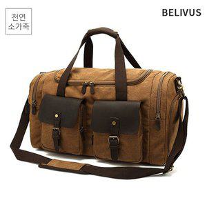 [빌리버스]남자 보스턴백 BJI435 소가죽 여행용 가방 크로스백 남자패션