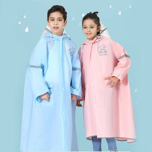 아동 우비 여름 유치원 초등학생 비옷 우의 레인코트 챙모자 반사스트랩