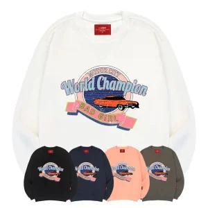 엘라모 3M 월드챔피언 맨투맨 남녀공용 빅사이즈 S~4XL
